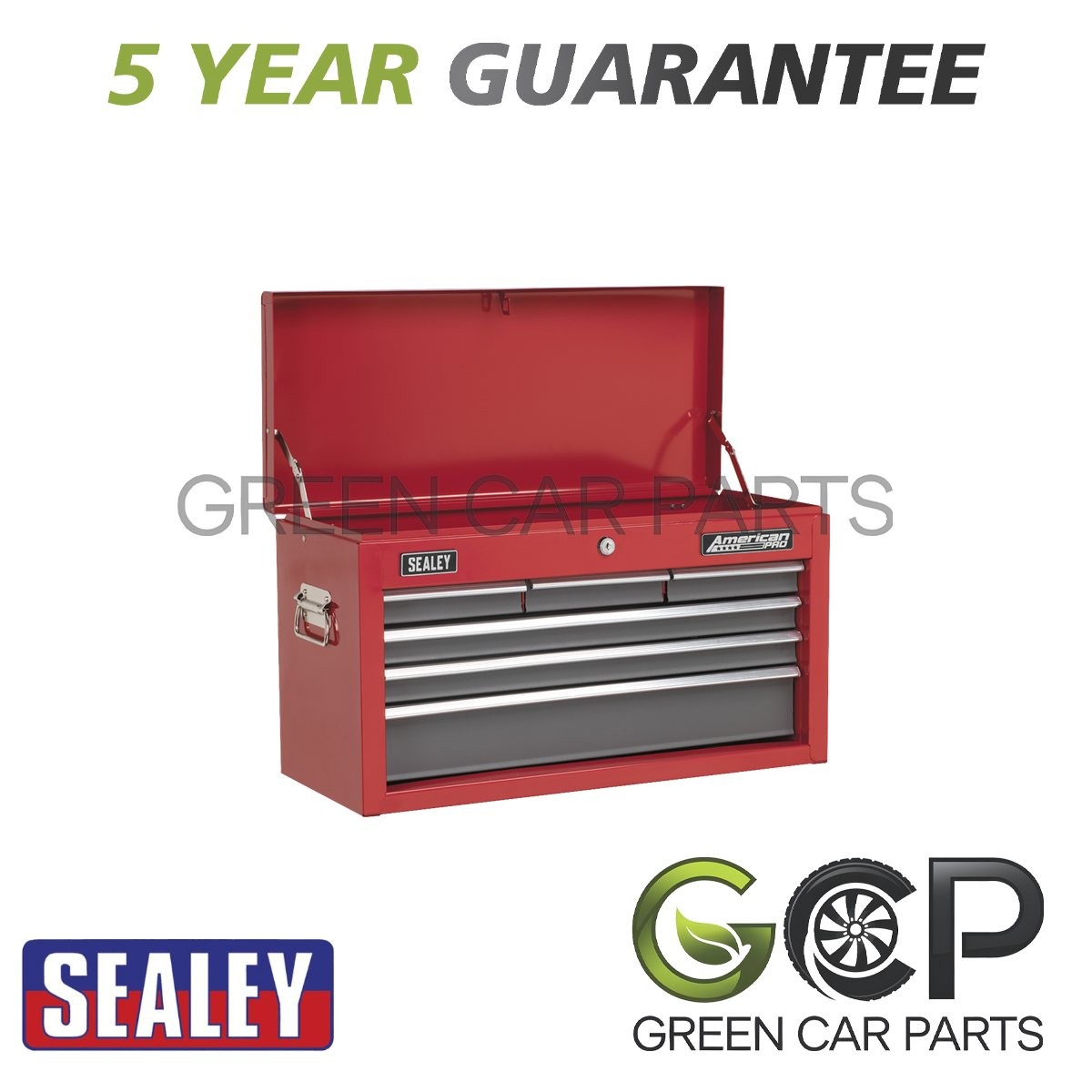 Sealey American PRO� Topchest 6 Drawer Red/Grey AP2201BB