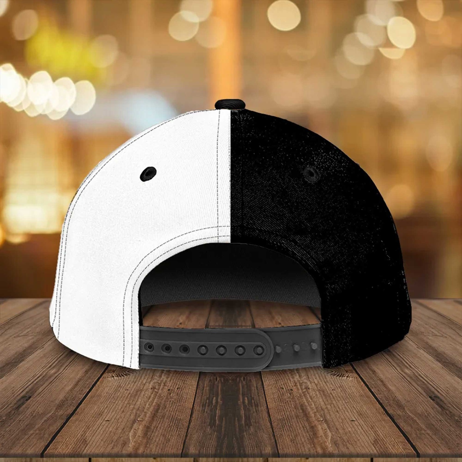 Harley-Davidson Willie G Skull Cap Black White Half Half Biker Riding Hat