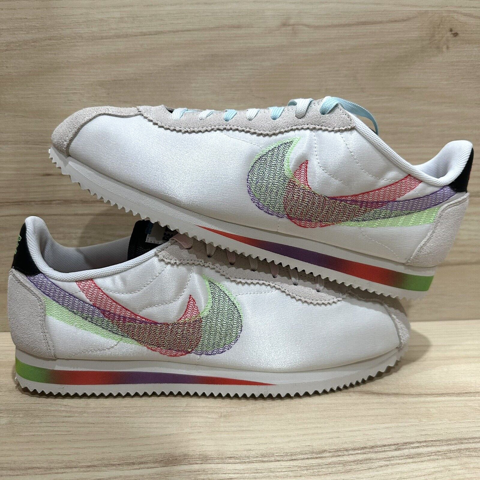 Nike Cortez BeTrue White Multicolor DR5491-100 Men's Shoes Size 10.5 11 11.5 13