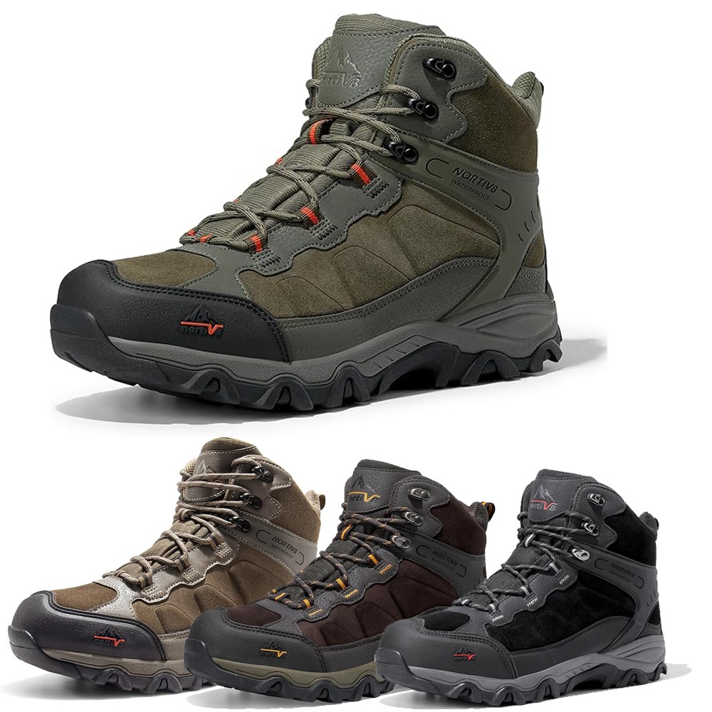 US Men's Waterproof Hiking Boots Non-slip Trekking Climbing Boots WIDE SIZE