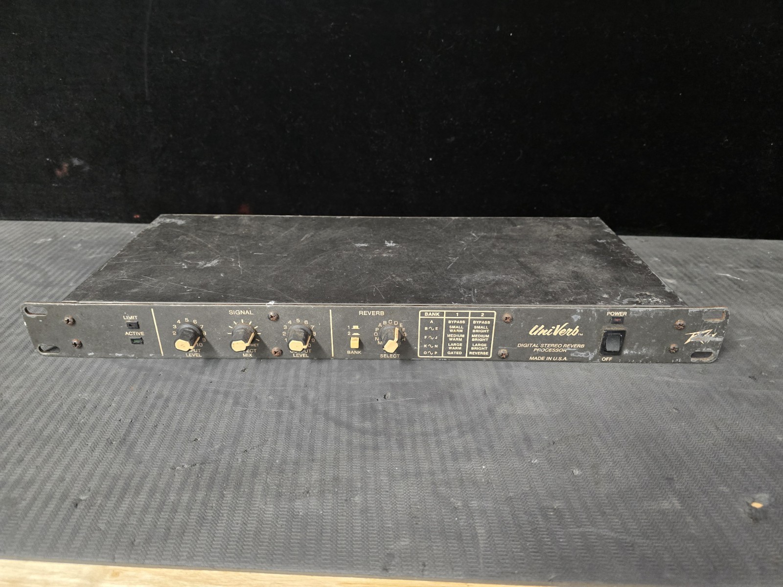 Vintage Peavey Univerb   Rack Unit NO POWER SUPPLY