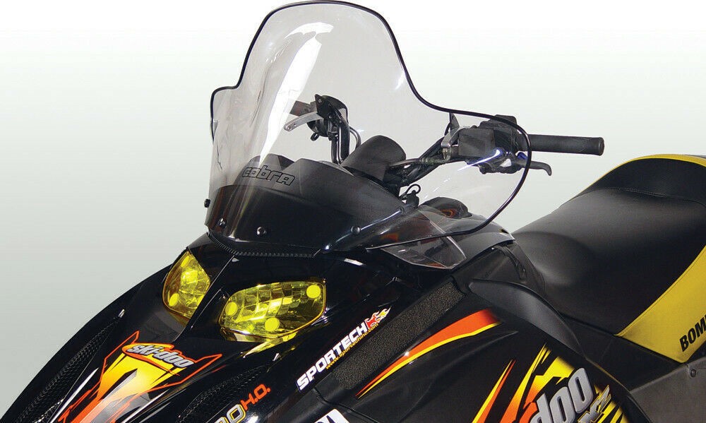 Powermadd 13040 Cobra Windshield, 14.5in. Tint/Black