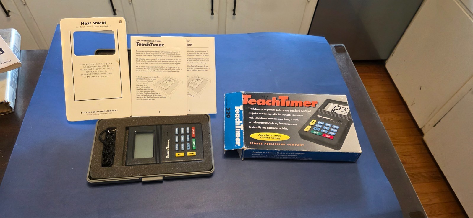 Stokes 229 TeachTimer Overhead Clock Timer Chronograph New in Box