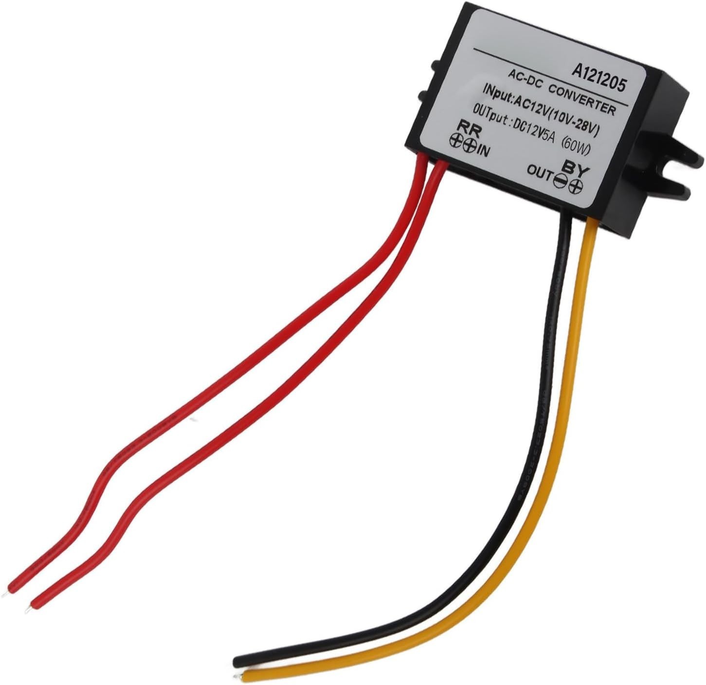 Rugged 12V AC to DC Converter, 10-28V Input, 3A Output for Versatile Use