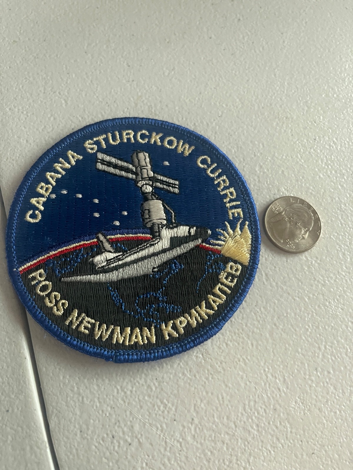 US military patch vintage ROSS NEWMAN NASA