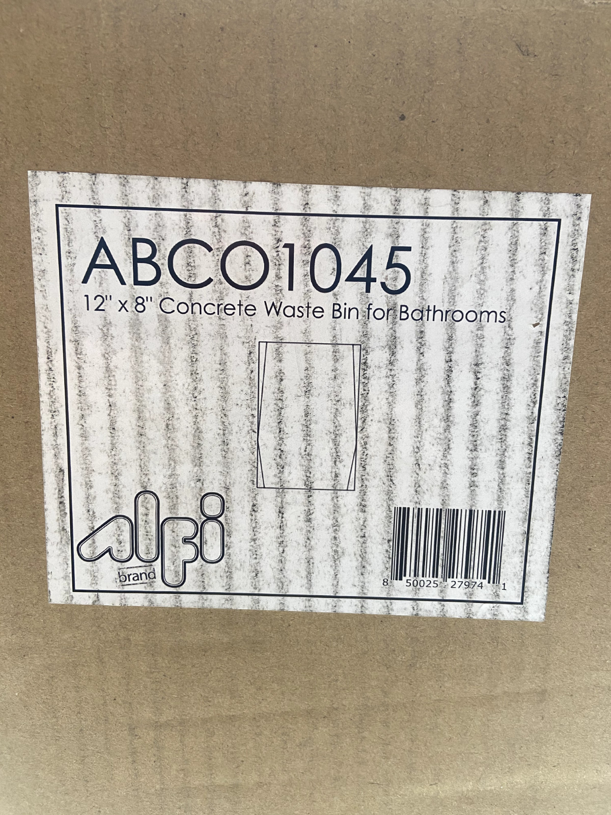 ALFI brand ABCO1045 1 Piece Bathroom Package - Concrete