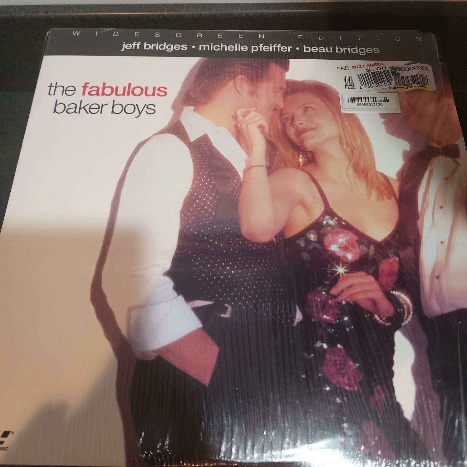 The Fabulous Baker Boys  Laserdisc    Jeff Bridges Michelle Pfeiffer Beau Bridge