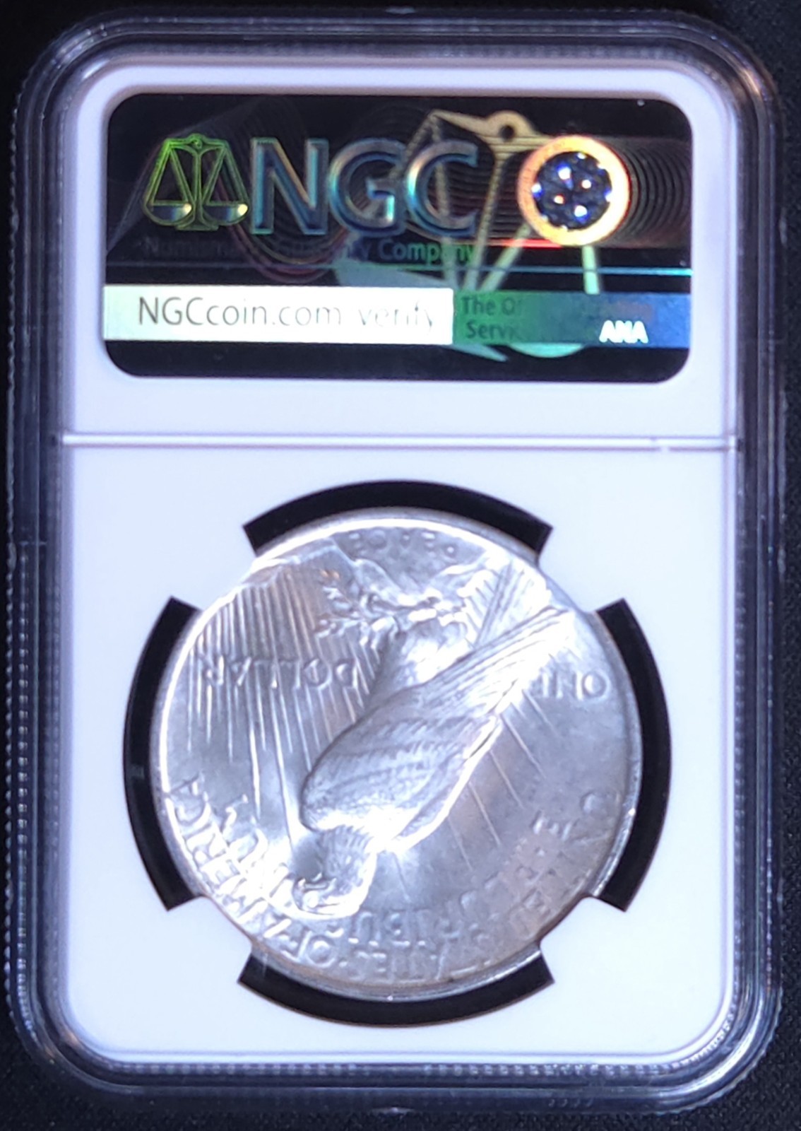 1923 Peace Dollar MS63 NGC Certified Mint State Silver $1