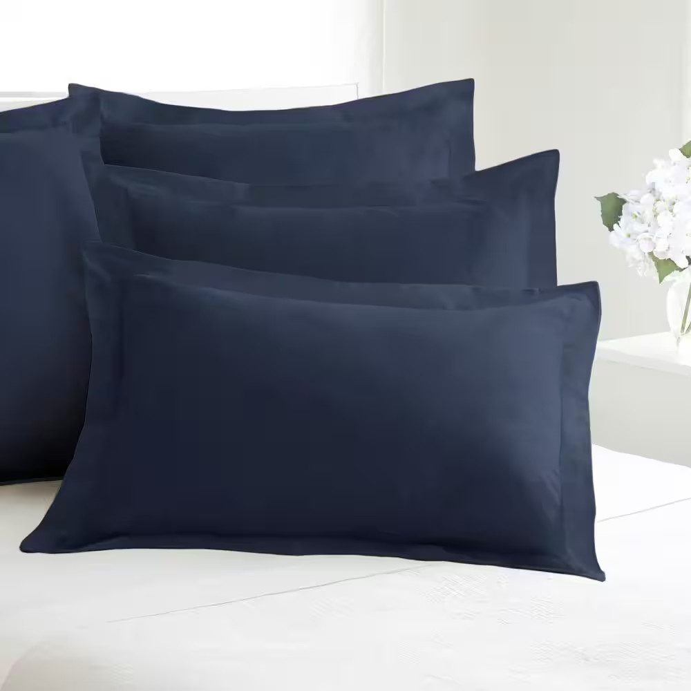Tailored Navy Pillow Sham 2-Pack