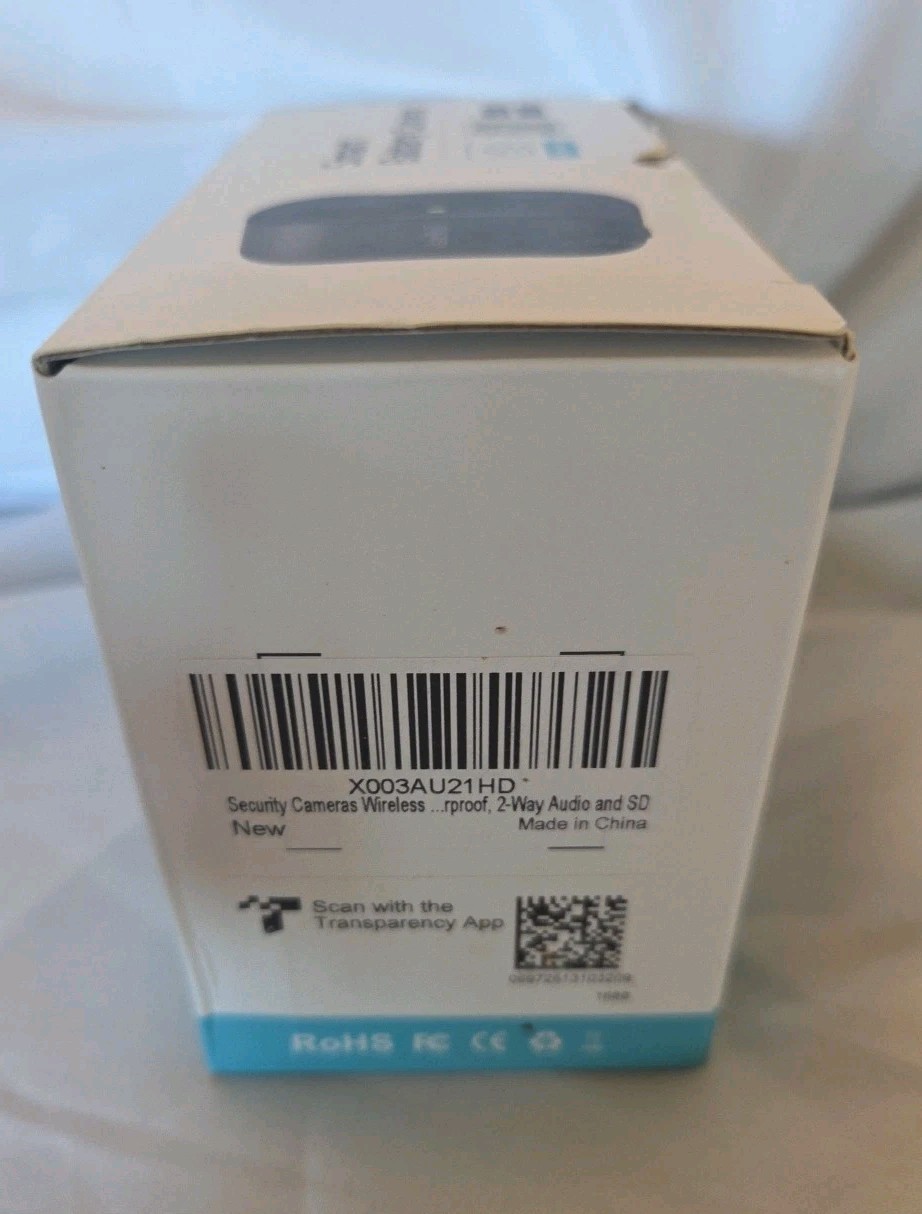 Vision Well C085 Smart Battery Camera Wireless WiFi Security Cam New Open Box