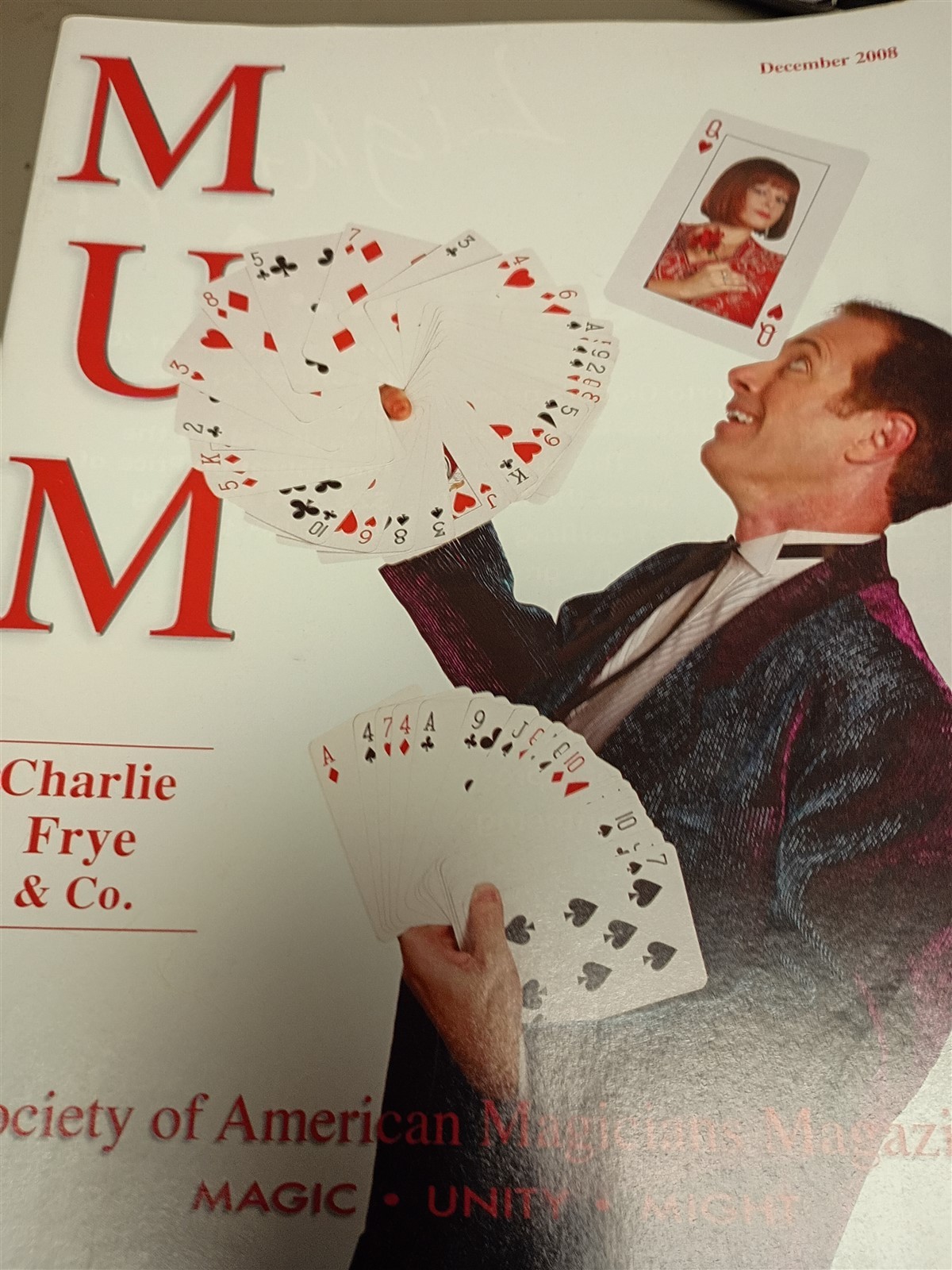 Charlie Frye MUM Society of American Magicians Magazine Issue December 2008 #2