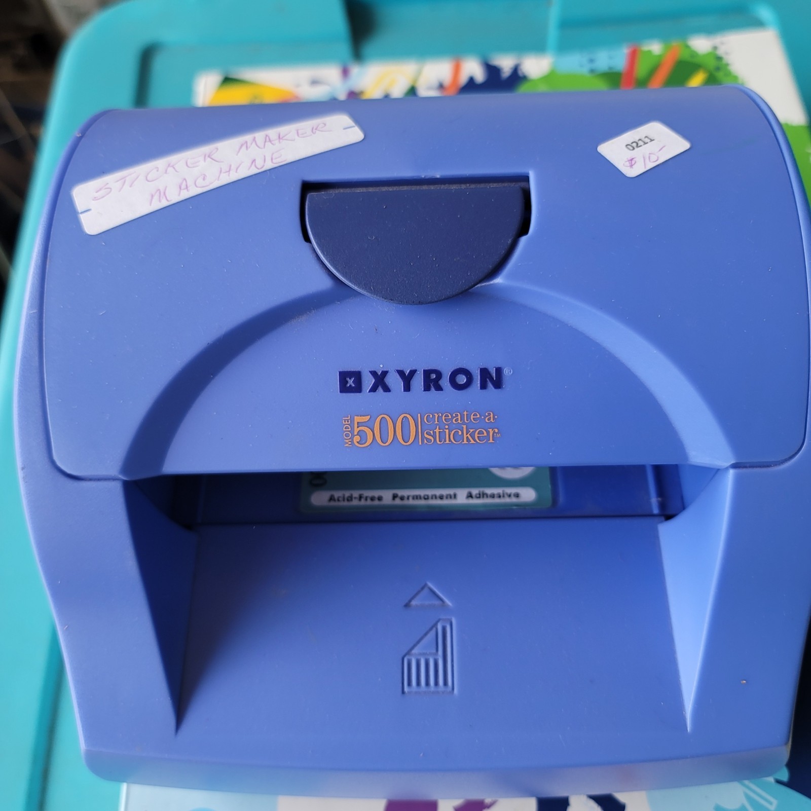 XYRON  5” Create-a-Sticker Maker Machine Model 500 Crafting Non Electrical