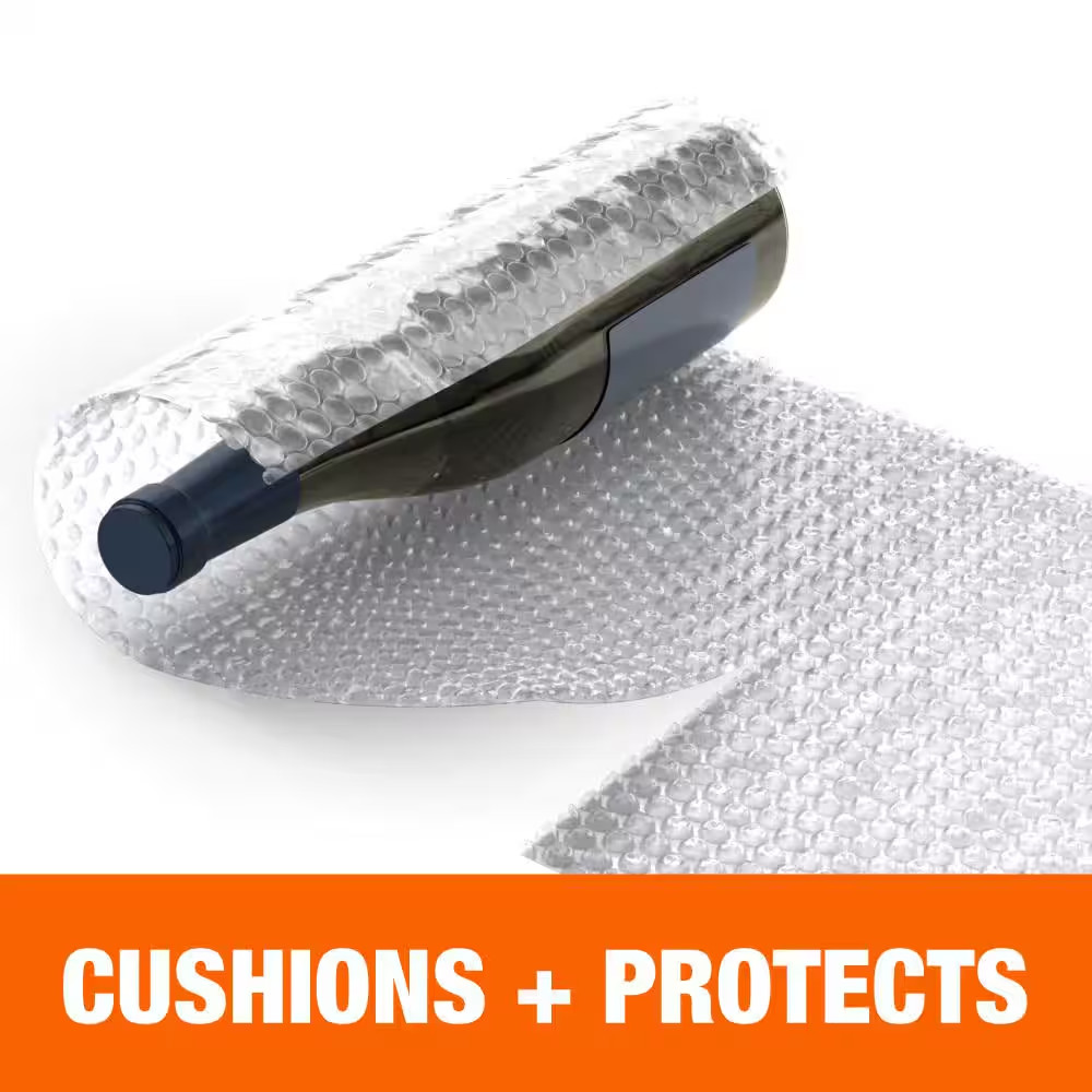 48 In. X 40 Ft. Clear Bubble Cushion (2-Pack)