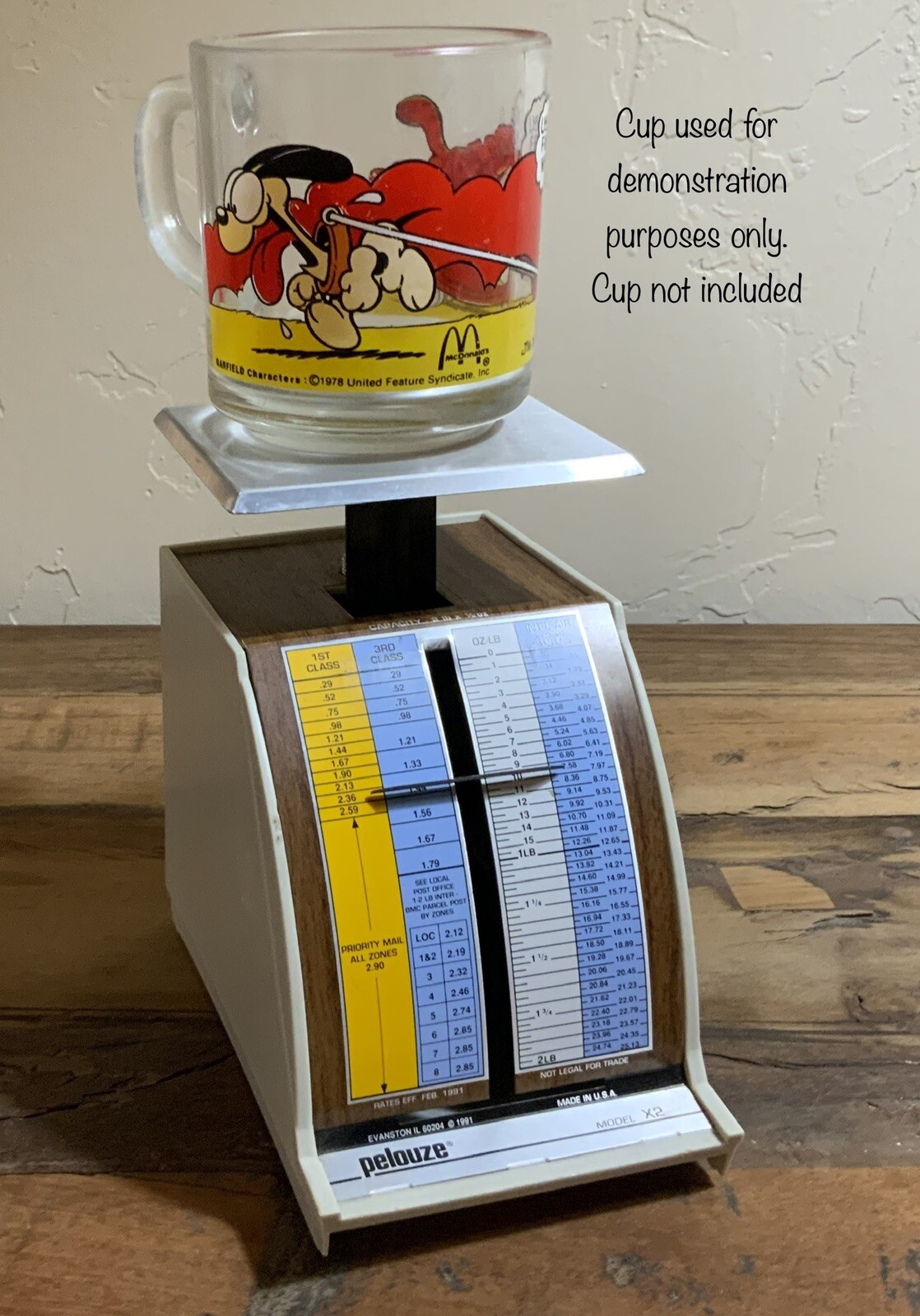Vintage Scale 1991 Pelouze Postal Scale USA Postage