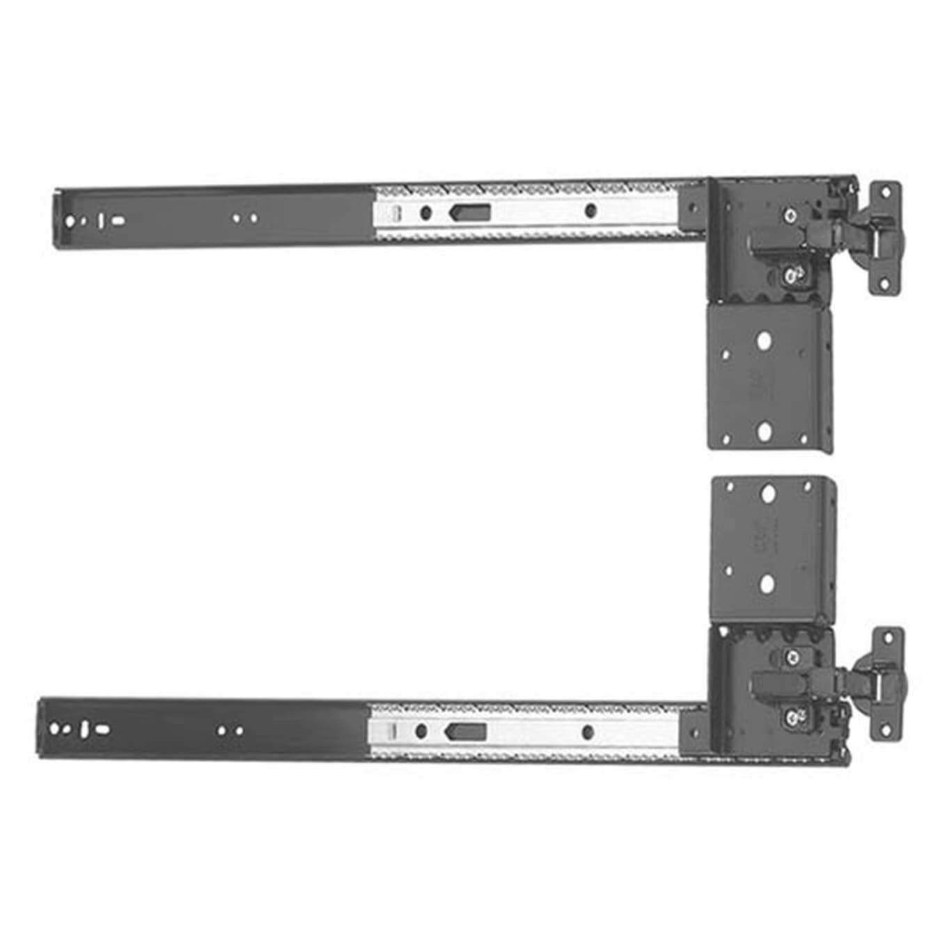 Knape and Vogt 1-Pair 14 In 3/4 Extension Ball Bearing Cabinet Door Pivot Slide