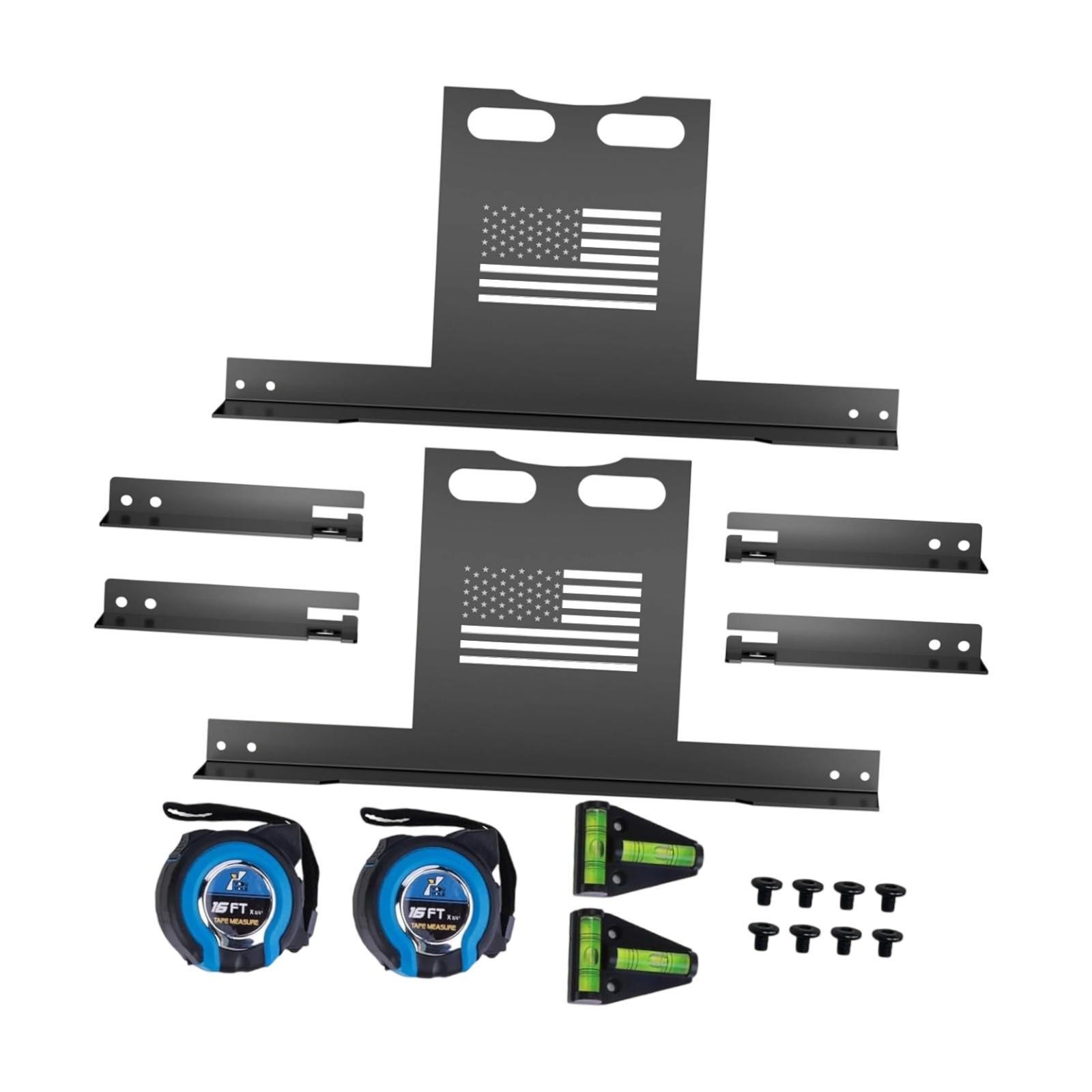 2 Set Wheel Alignment Tool Kit Sturdy High Performance with Tape Measures