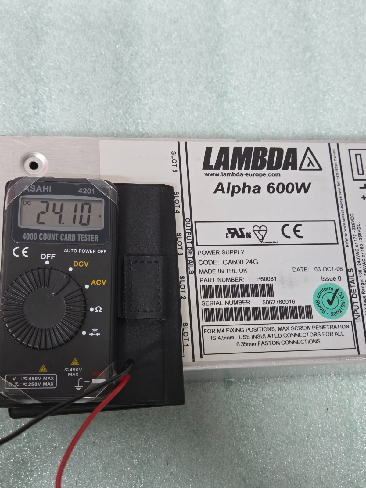 LAMBDA Alpha 600w power supply H60081