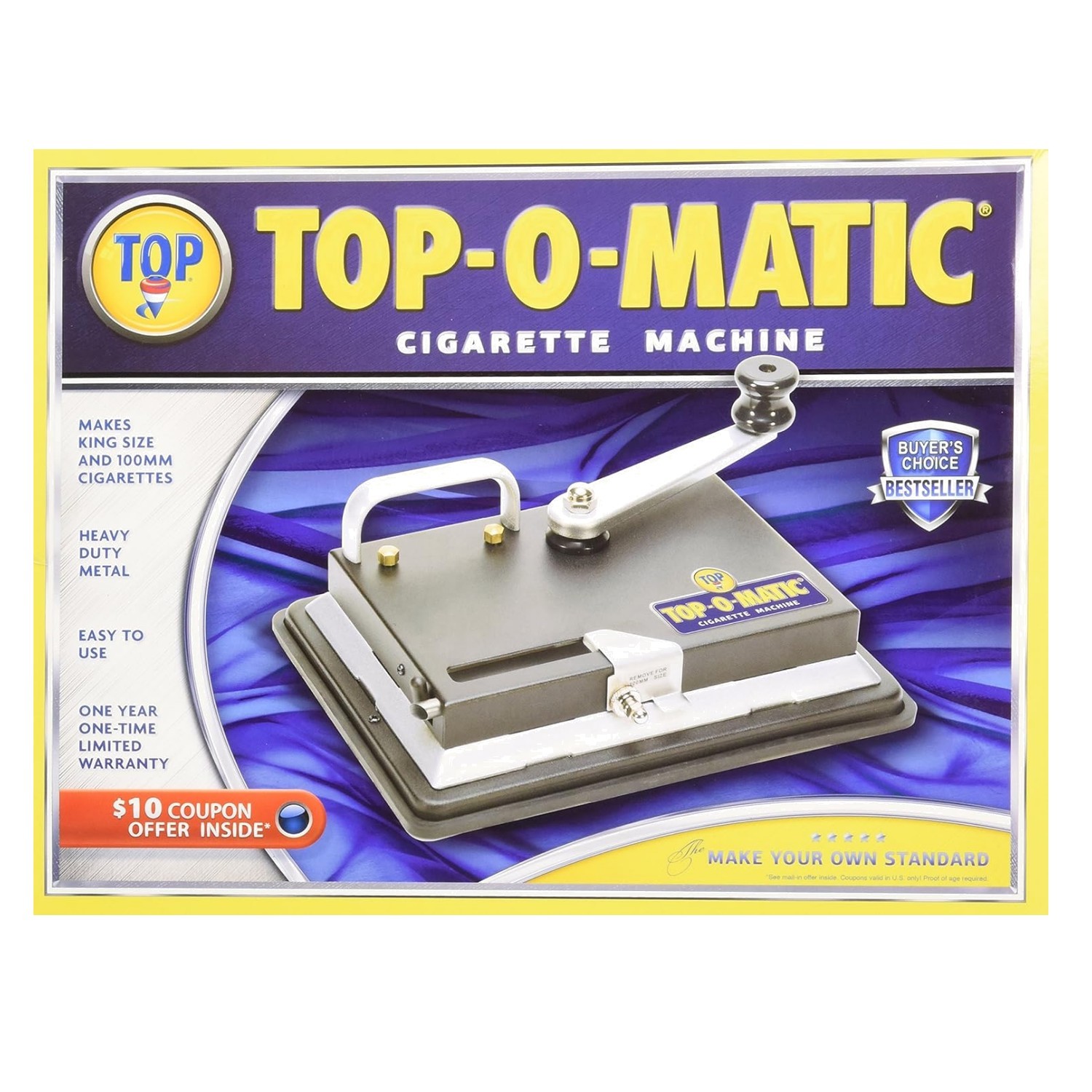 Portable Cigarette Rolling Machine - Fast Rolling for Home Tobacco Enthusiasts