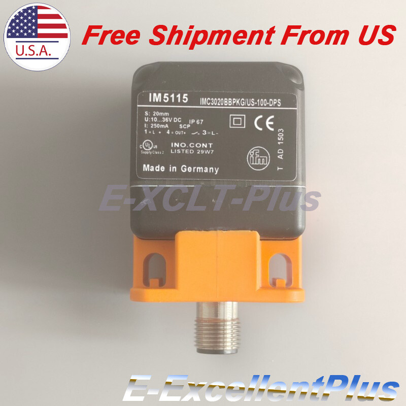 1PCS For IFM IM5115 IMC3020BBPKG/US-100-DPS Proximity Sensor Switch US Shipping