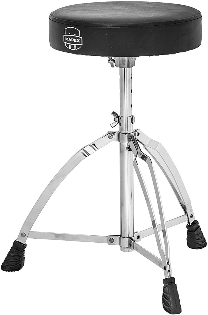 Mapex Padded Chrome Round Top Drum Throne MODEL # T270A - For All Drummers