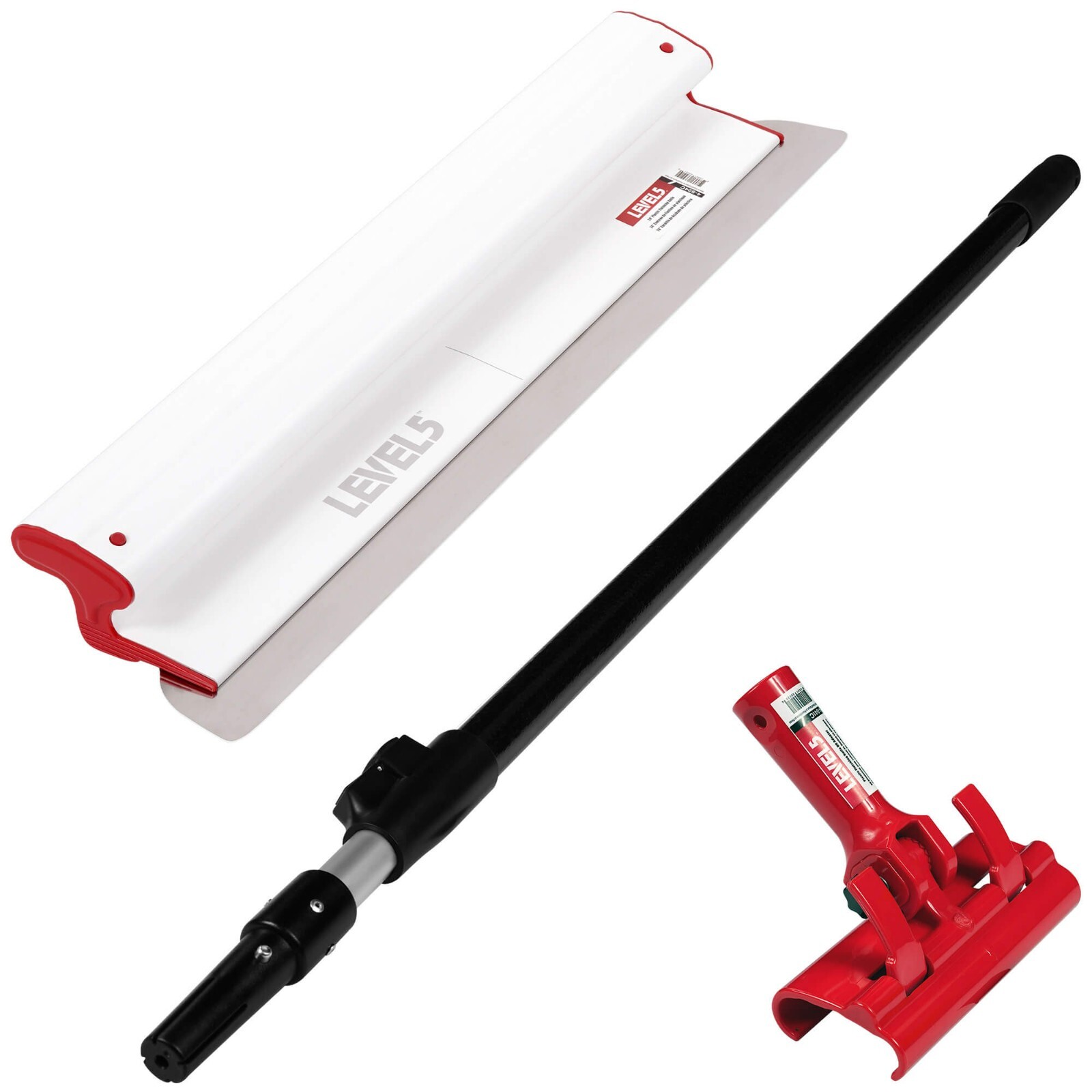 LEVEL5 24" Composite Skimming Blade w/ 48"-87" Ext. Handle + Adapter | 5-431C