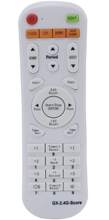 YZ 2.4G Remote Controller, Model GX-2.4G-Score Remote Control for Scoreboard