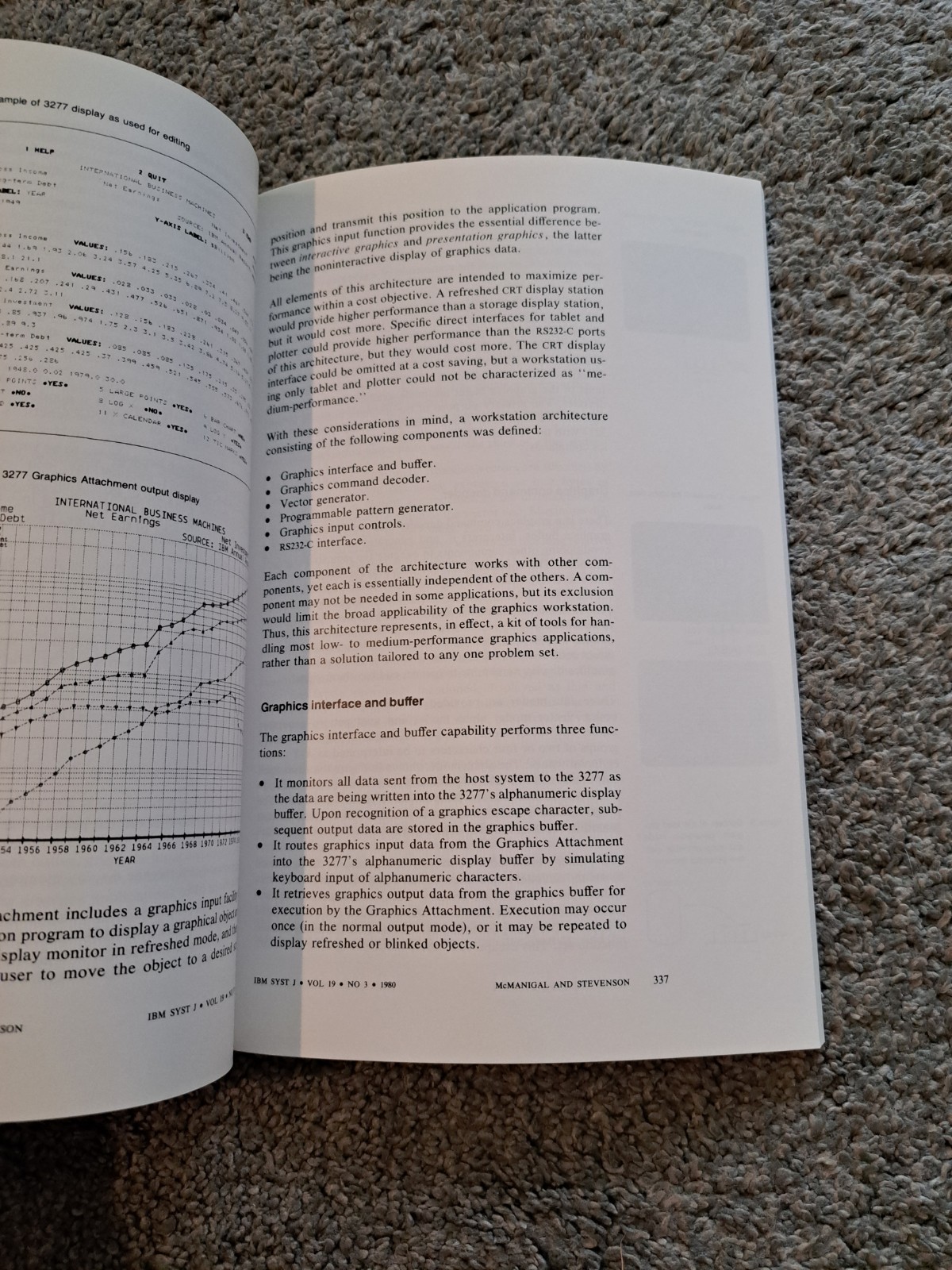 IBM Systems Journal Volume Nineteen Number Three 1980 Computer Graphics
