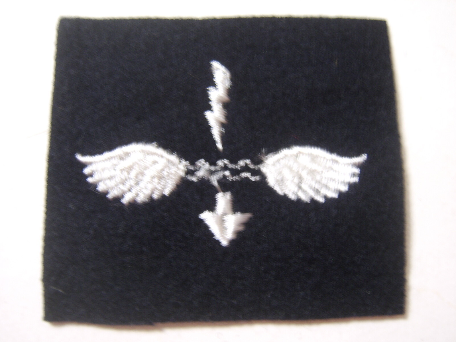 USN STRIKER AX -  AVIATION ANTISUBMARINE WARFARE TECHNICIAN WHITE ON BLUE:KY21-1
