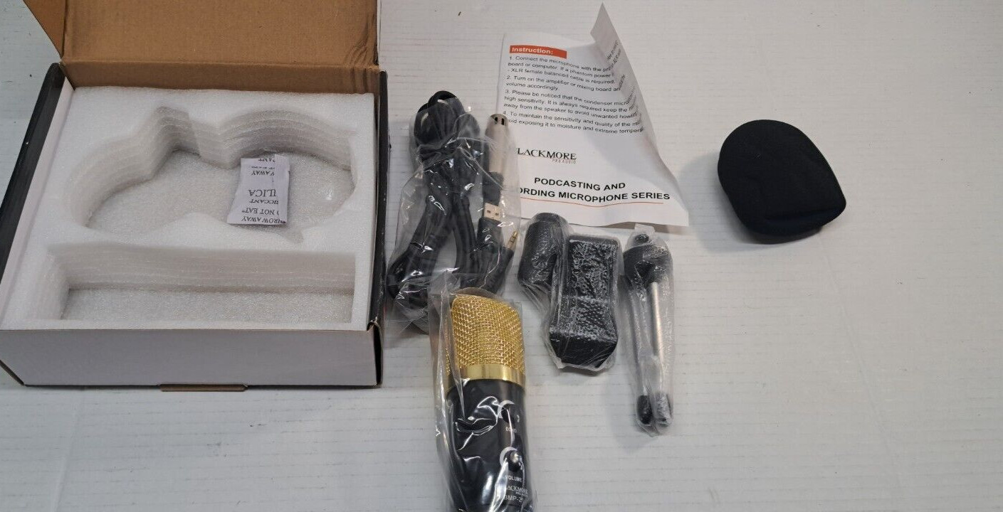 Blackmore Pro Audio BMP-21 USB Cardioid Condenser Microphone