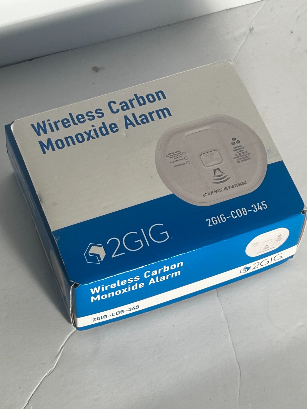 2GIG‐CO8‐345 Wireless Carbon Monoxide Alarm Brand New