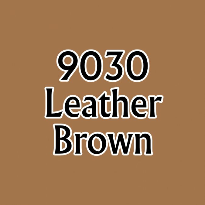 LEATHER BROWN Reaper Miniatures Master Series Paints REM09030 (0.5 oz Bottle)