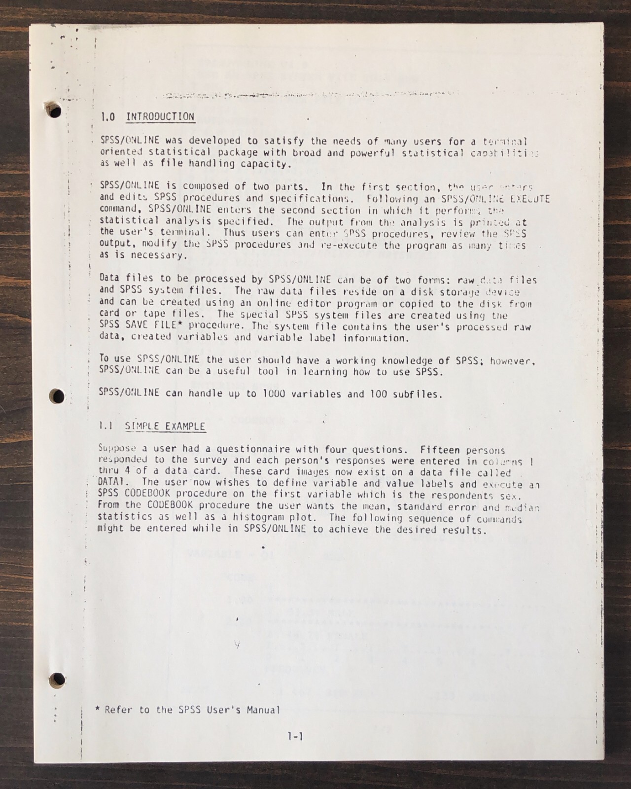 SPSS / Online Version 4.0 Users Guide by Northwestern University (1975)