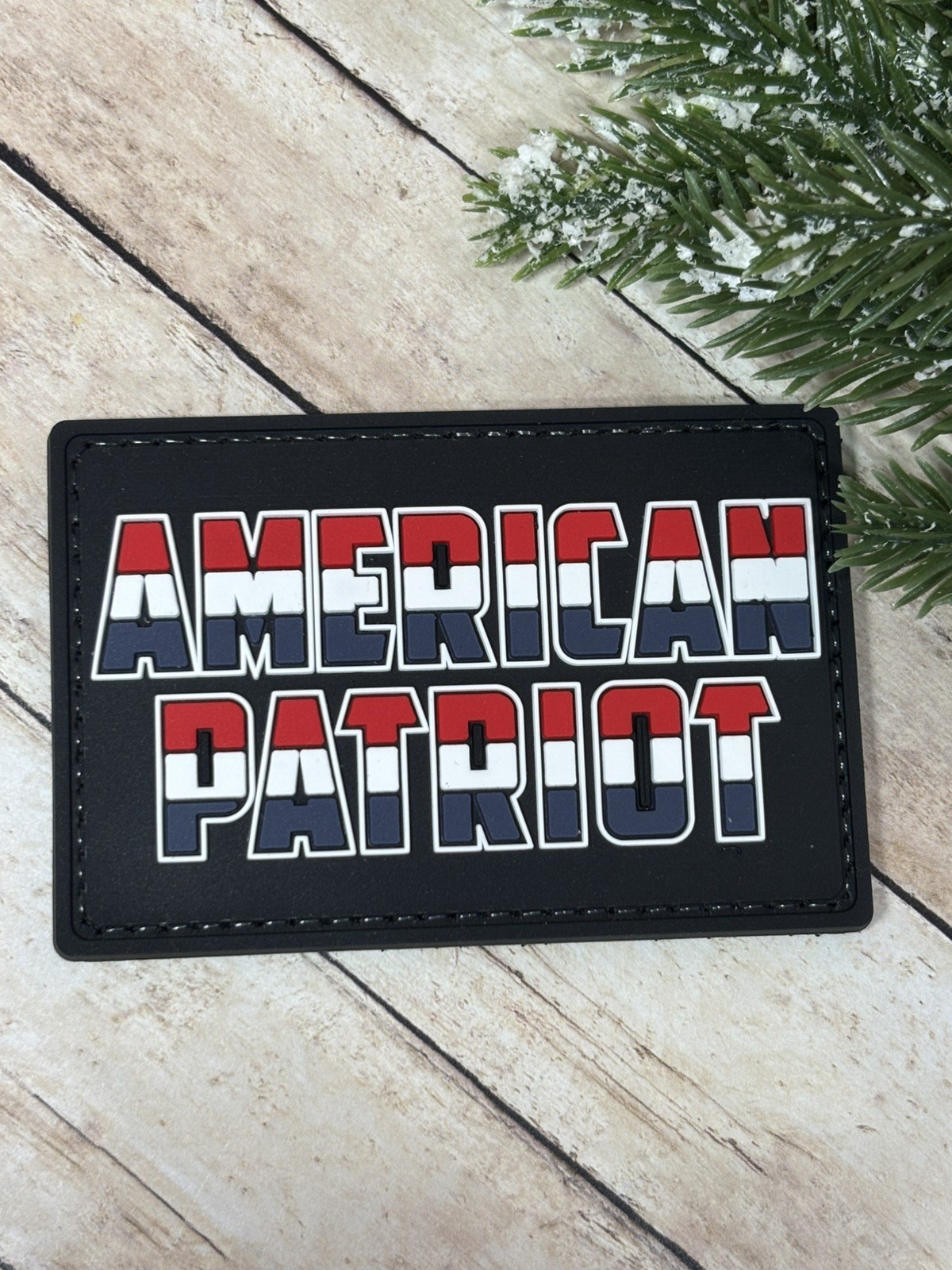 PVC Tactical Patch - American Patriot Flag Patch - Morale Gun USA Patch