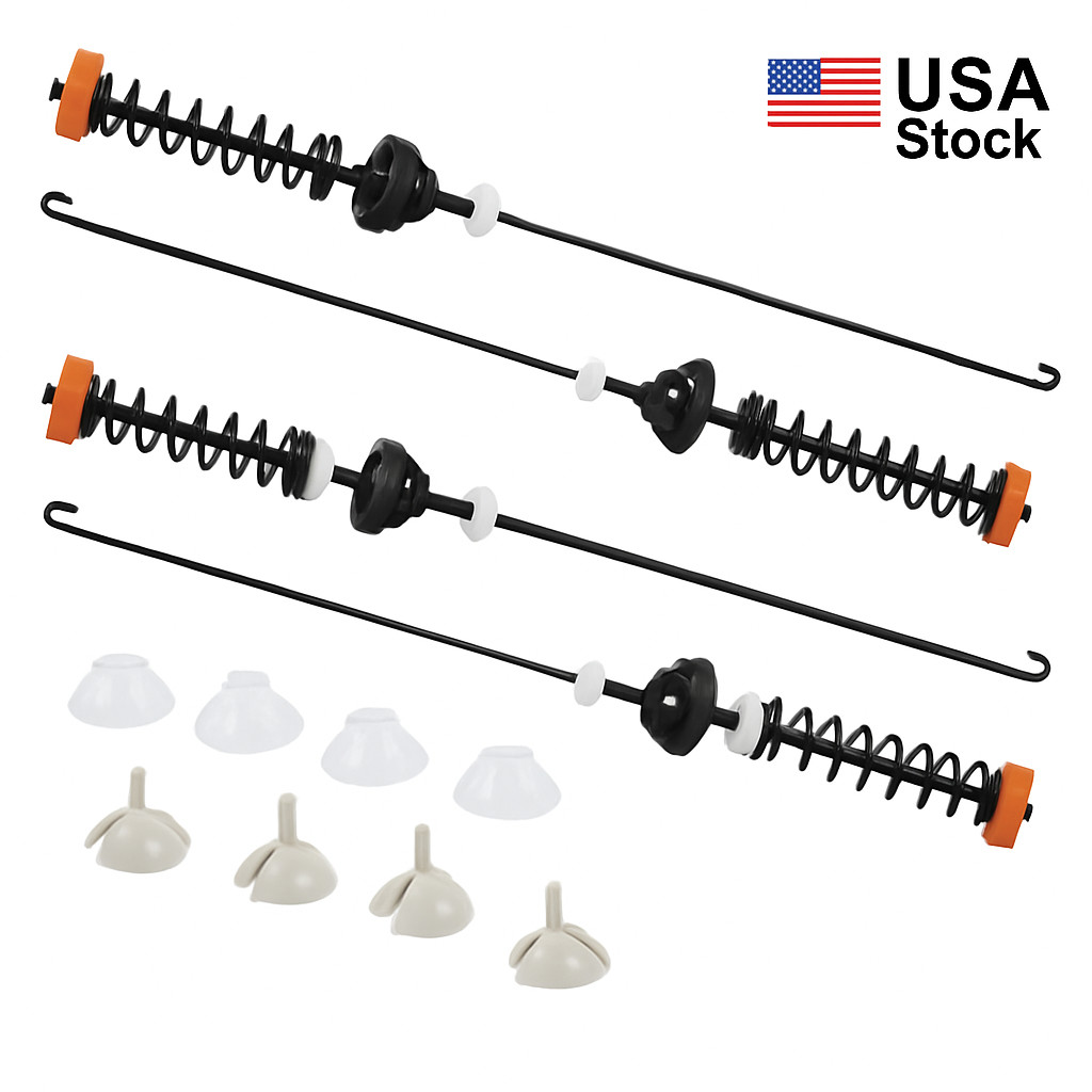 Upgraded Suspension Rod Kit for Whirlpool Washer W11130359 W11027215 W10594082