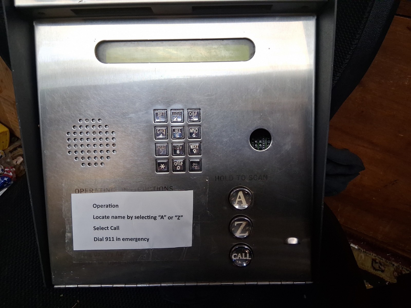 DoorKing - 1835-080 - DKS 1835-080 Telephone Entry System - Stainless