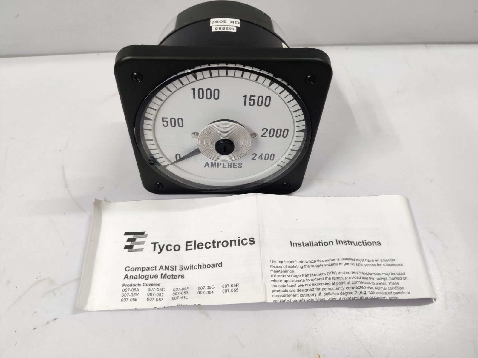 Crompton Instruments 007-05FA-LJTS-C7 Switchboard Panel Meter