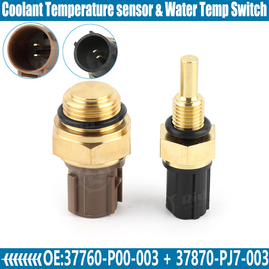 OEM Engine Cooling Fan Temperature Switch&Coolant Temp Sensor For Honda Civic