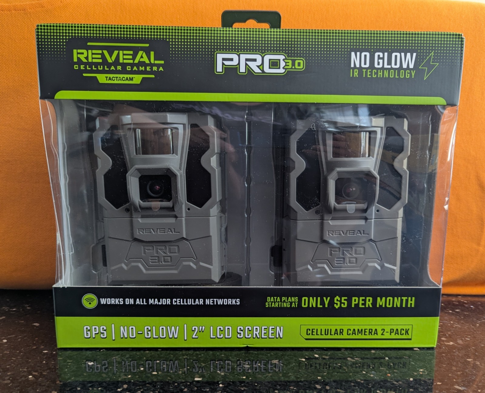 Tactacam Reveal X 3.0 2-Pack Cellular Trail Camera RV-XG3-BNDL1 SmallBox Damaged