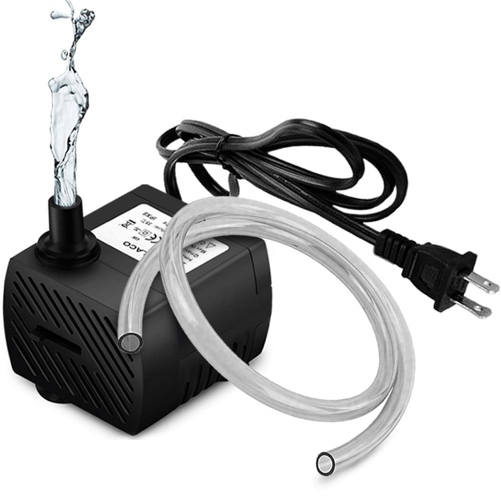 95GPH Submersible Aquarium Water Pump 5W Mini Fish Tank Circulation Pump