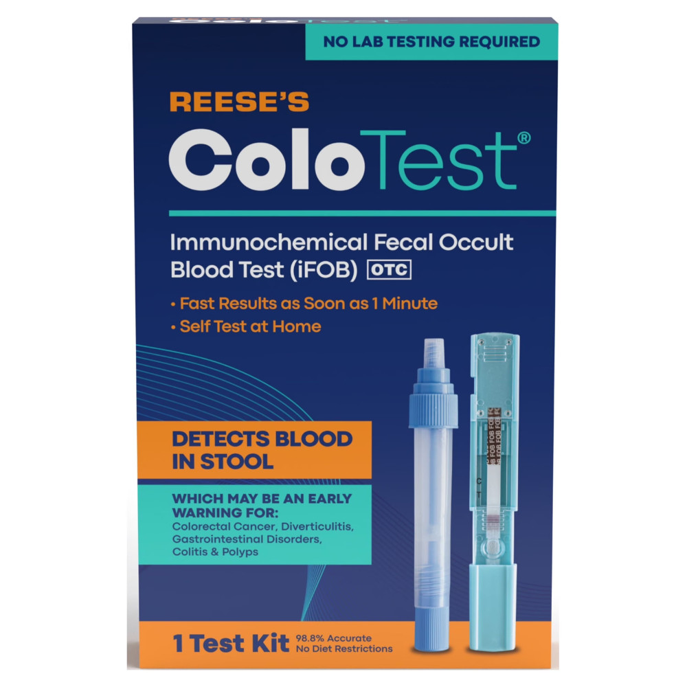 Reese's Colo Test Immunochemical Fecal Occult Blood Test IFOB 1 Test 2026-09-30