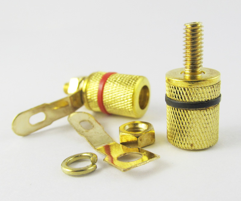 100pcs High Quality Binding Post 4mm Banana Jack Speaker Audio Connector