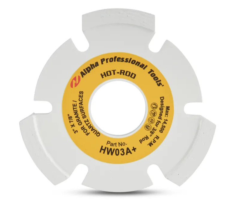 Alpha Hot Rod Granite 3" x 3/8", 20mm-7/8"
