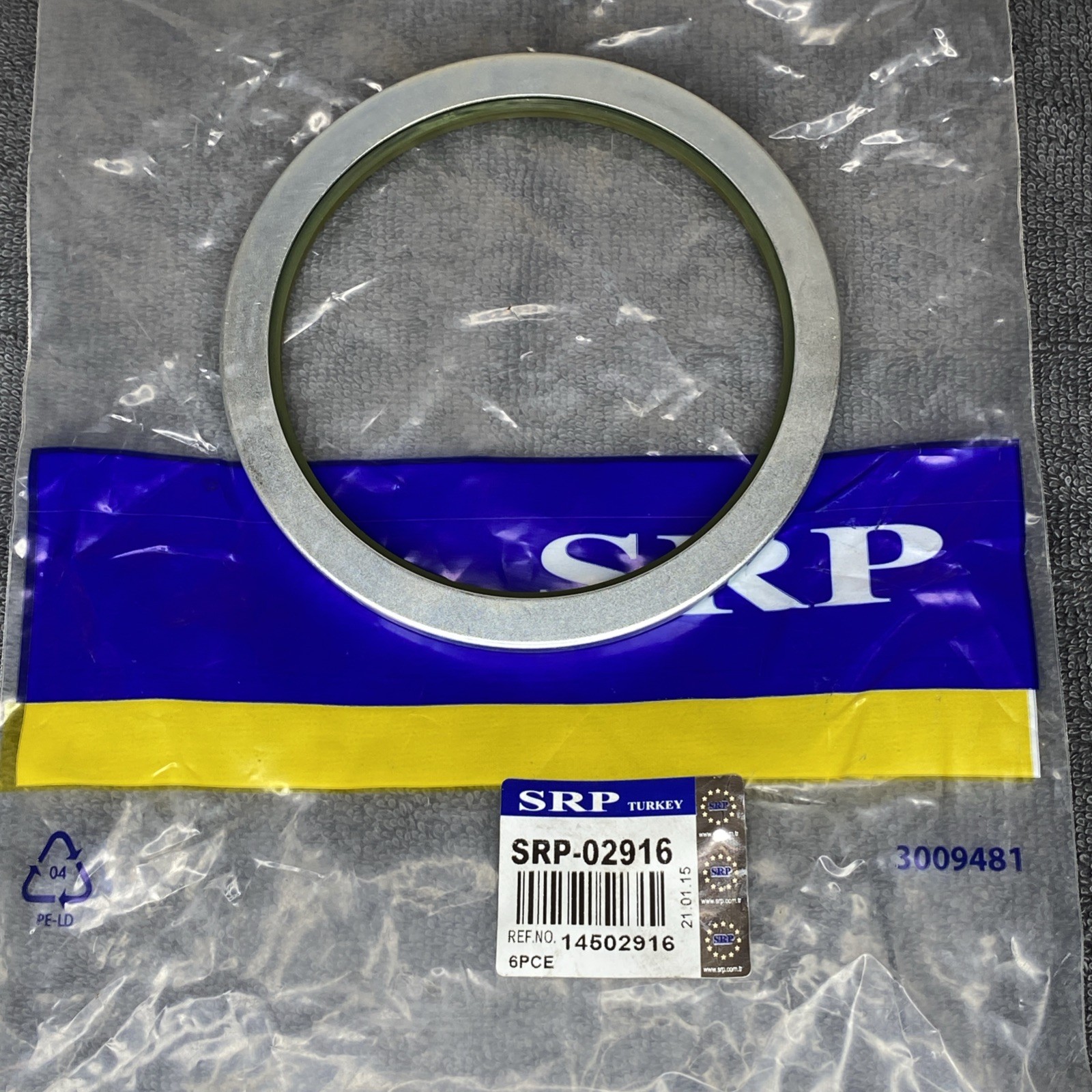 (1) SRP Turkey SRP-02916 Volvo Seal 14502916 Ingersoll Rand  VOE14502916