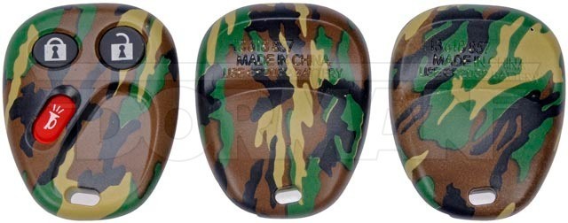 AVALANCHE KEYLESS REMOTE CASE REPLACEMENT GREEN CAMOUFLAGE DORMAN 13618GNC