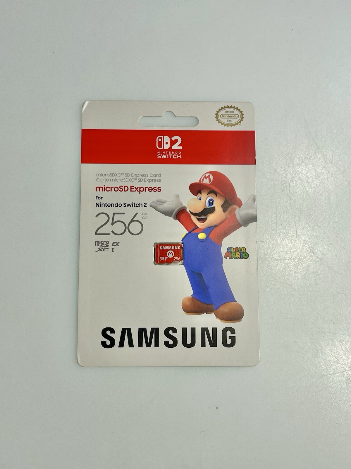 Nintendo Switch 2 Micro SD Express Card 256GB MARIO Edition Samsung