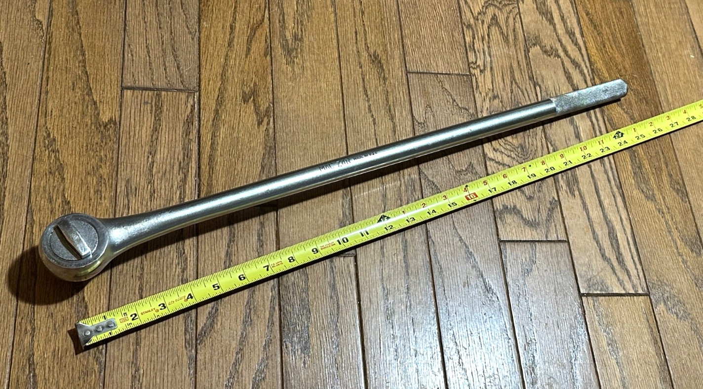 🇺🇸 MAC Tools 3/4" Ratchet Wrench 26" LONG Fixed Head Socket Driver Breaker Bar