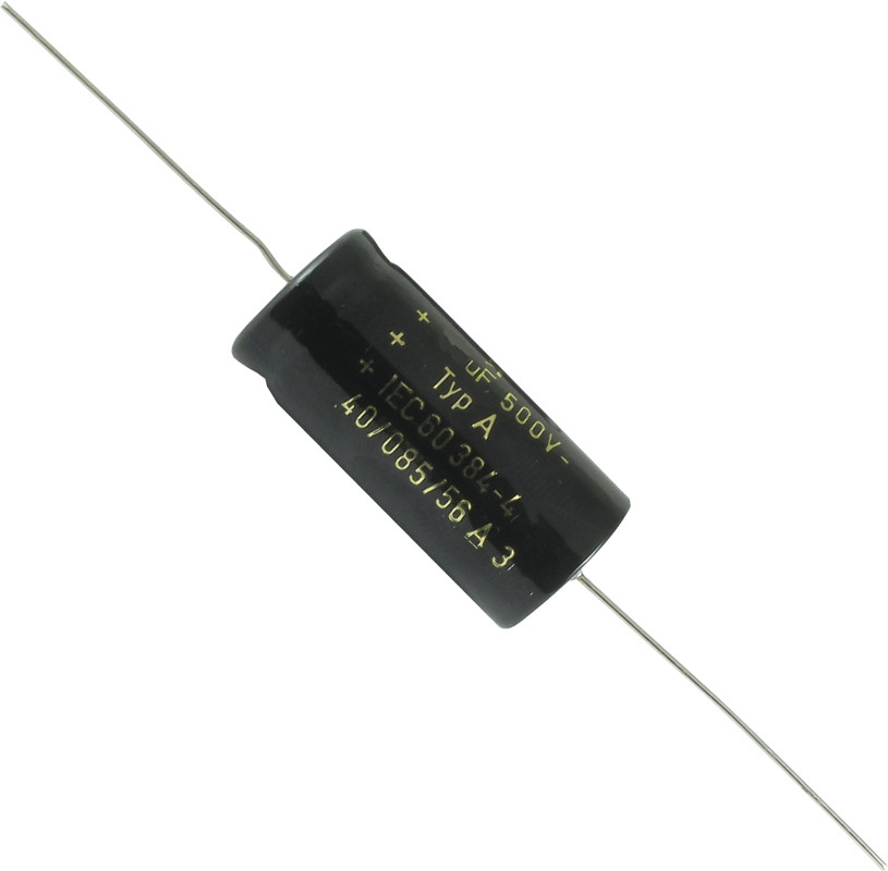 F&T Capacitor - 22uf 500V, Type A, Axial Lead