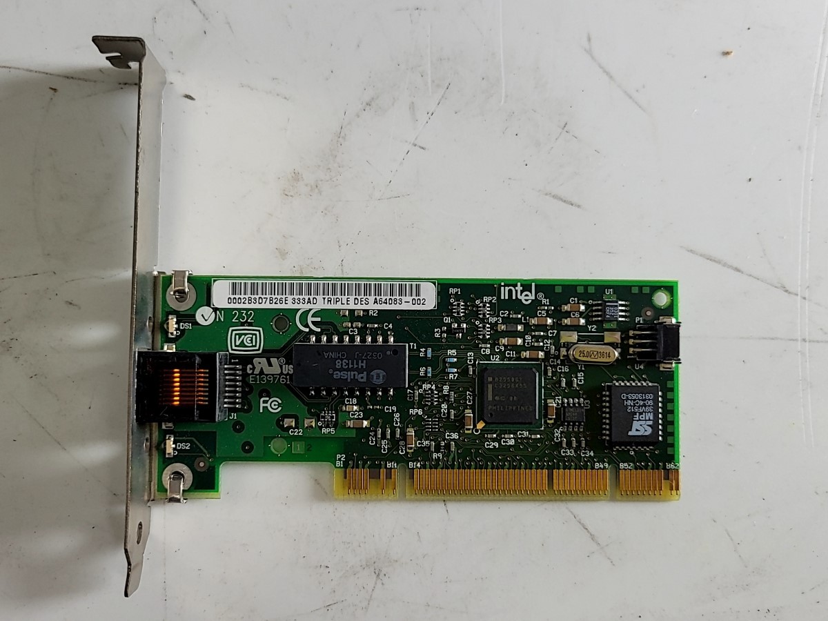 DELL INTEL A64083-002 08G779 PCI Ethernet Card