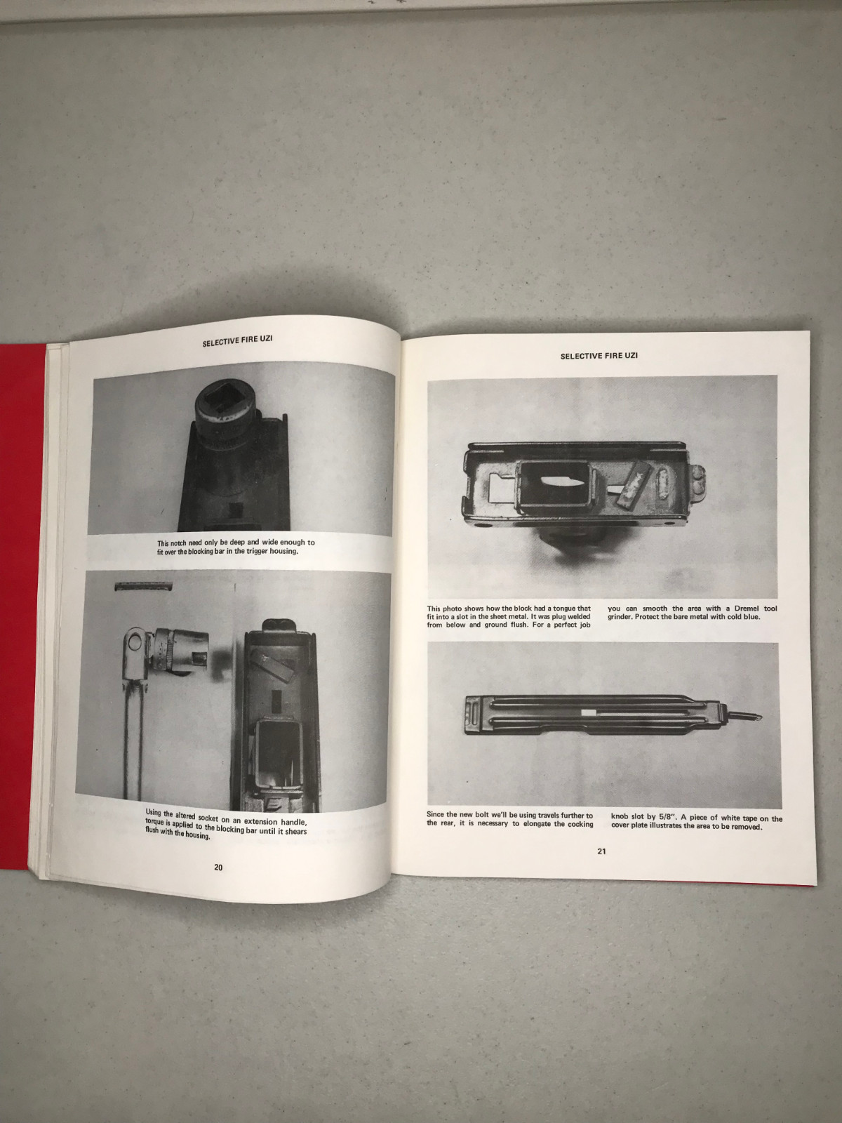 Selective Fire UZI Semi-Auto Modification Manual Firepower Publications 1983