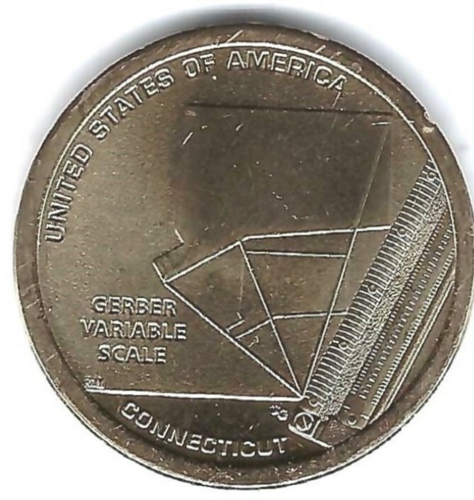 2020-P Philadelphia $1 Coin for American Innovation Connecticut Series!